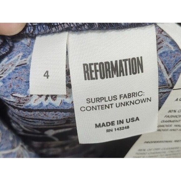 Reformation Wrap Dress floral print Size 4 - Picture 9 of 15